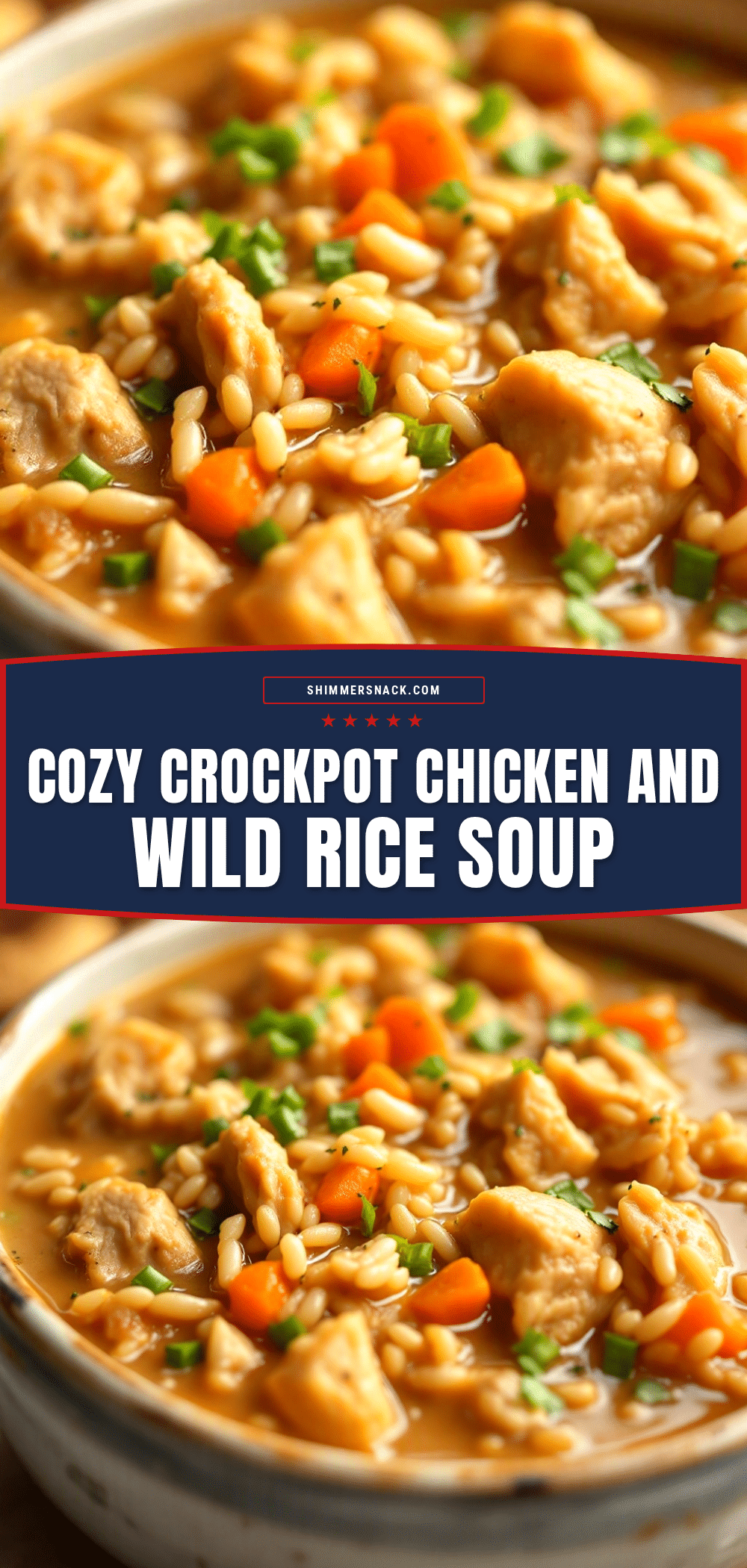 cozy crockpot chicken and wild rice soup recipe