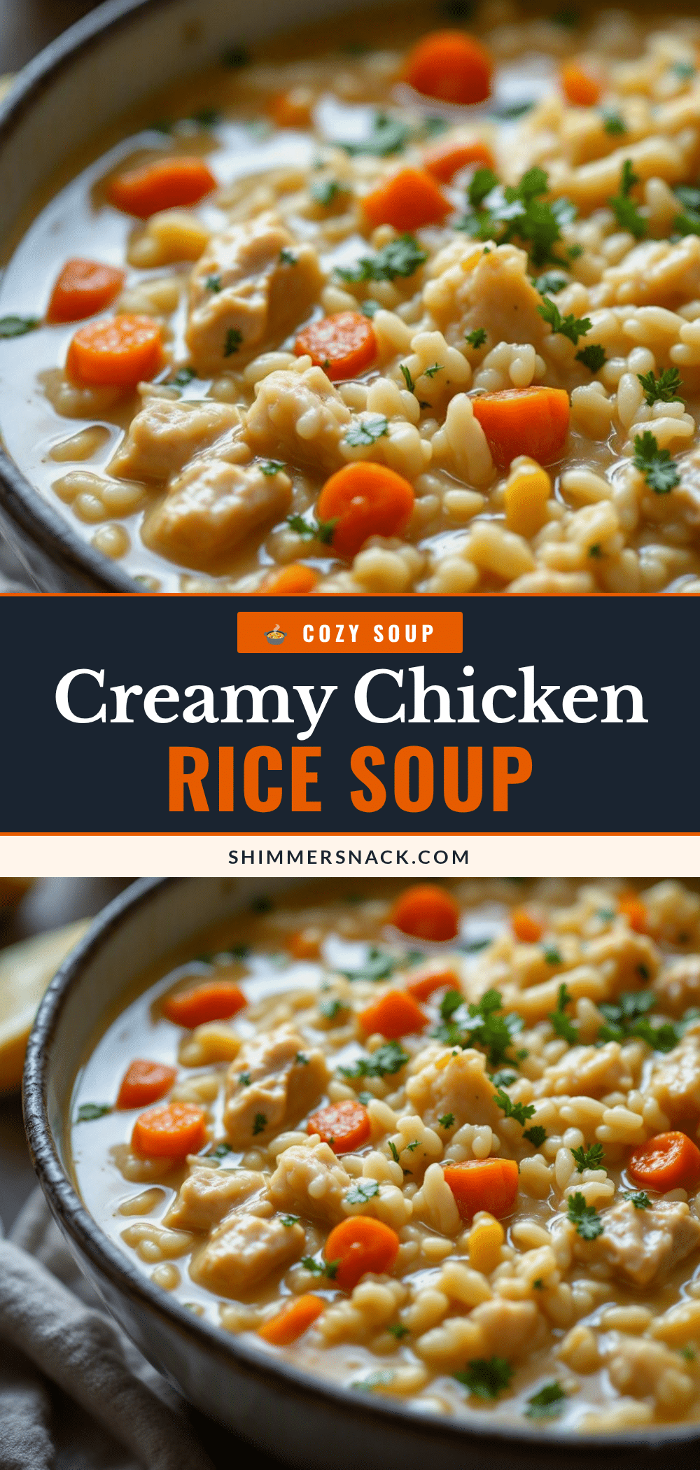 creamy chicken and rice soup recipe