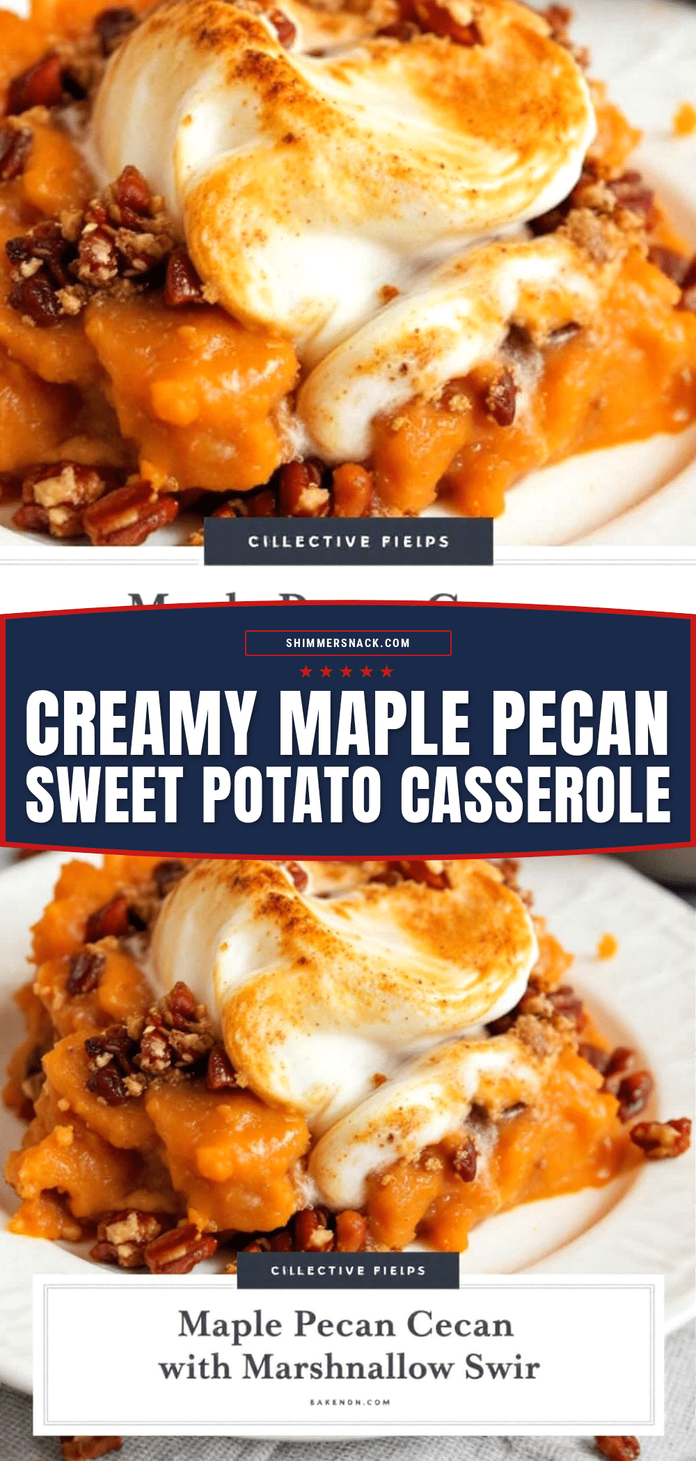 creamy maple pecan sweet potato casserole recipe