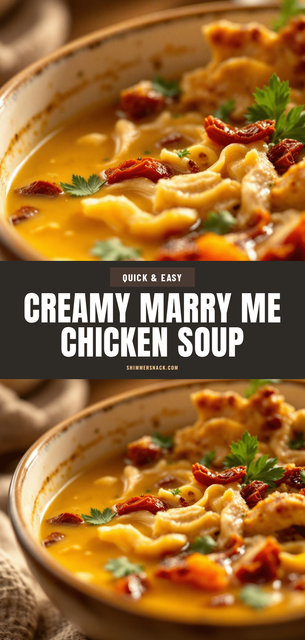 Creamy Marry Me Chicken Soup recipe