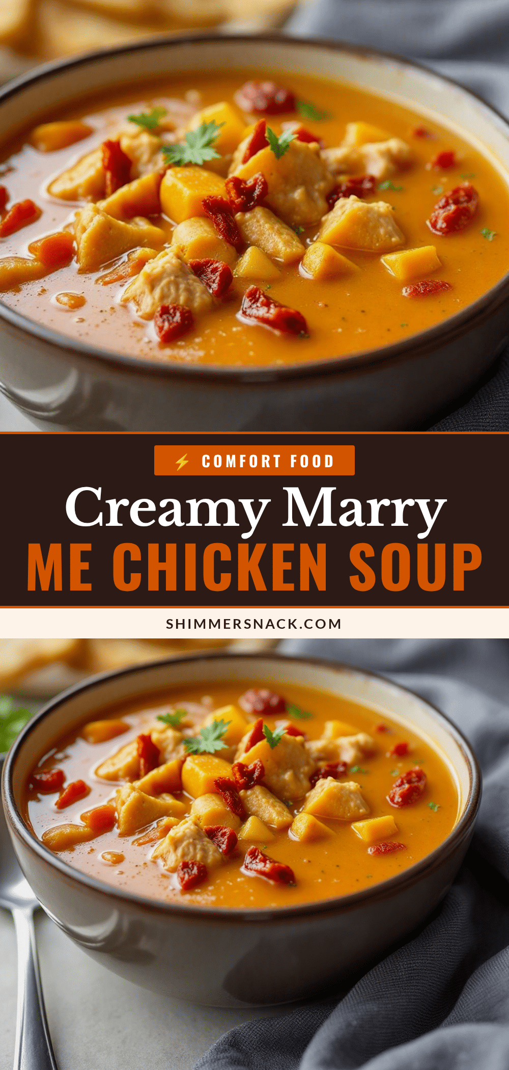 creamy marry me chicken soup recipe