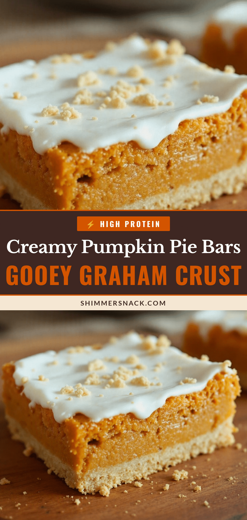 creamy pumpkin pie bars recipe
