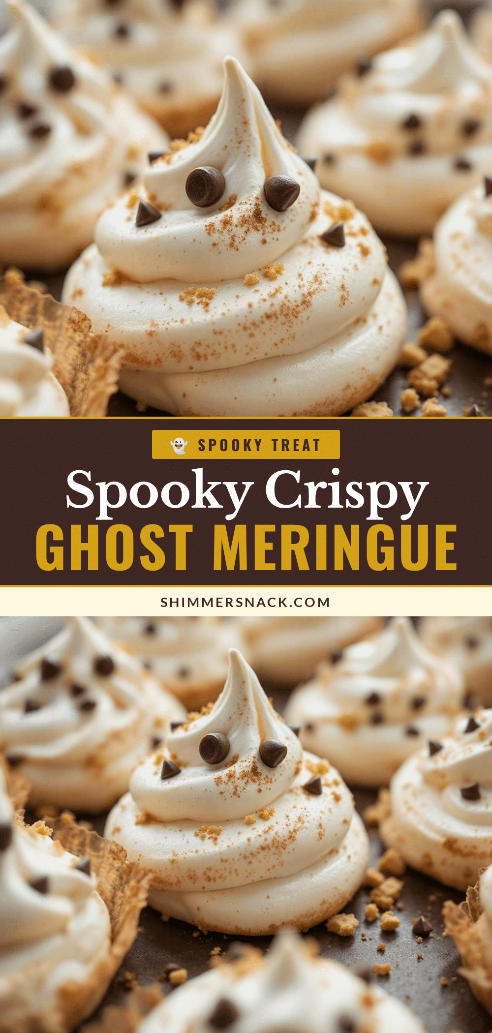 crispy ghost meringue cookies recipe