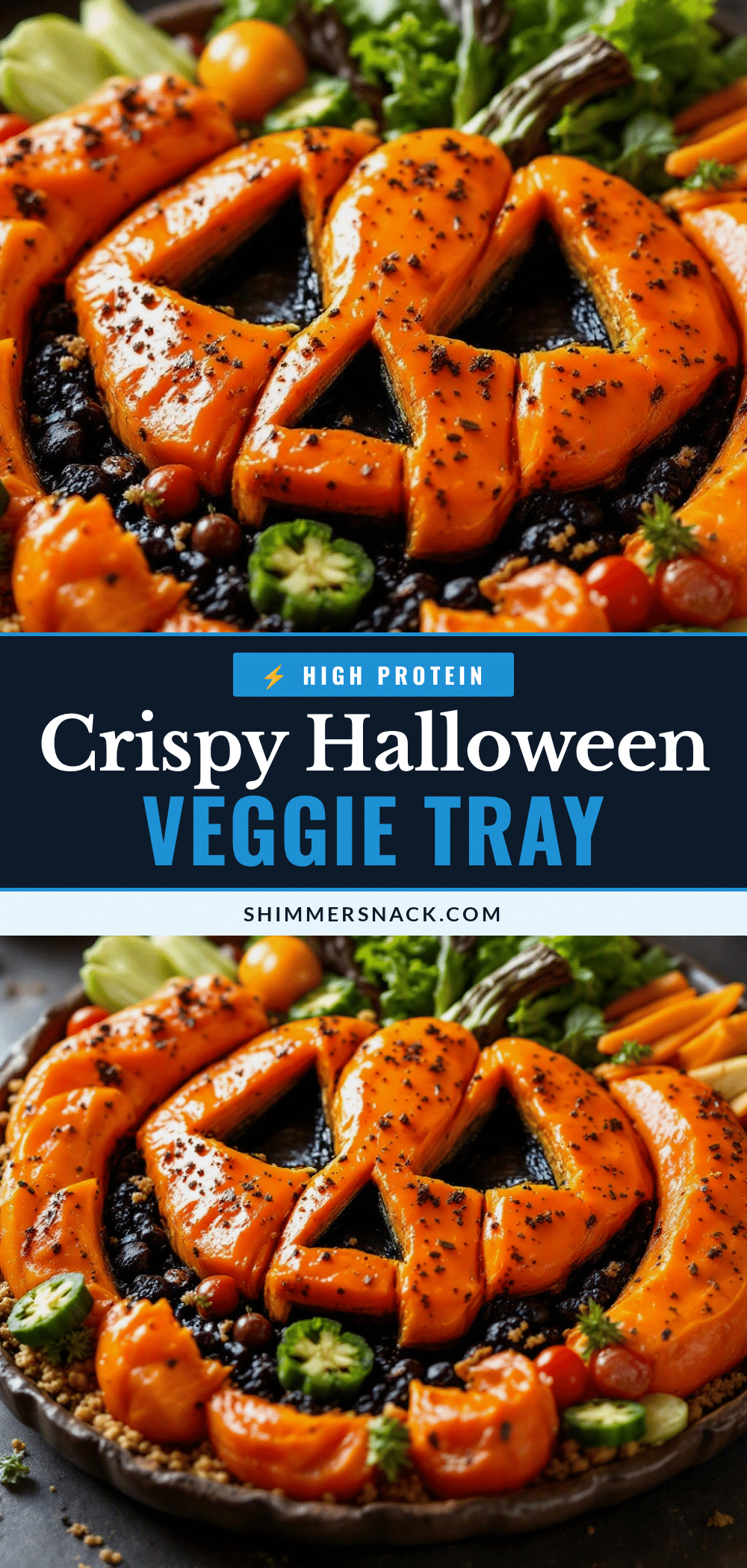 crispy halloween veggie tray recipe