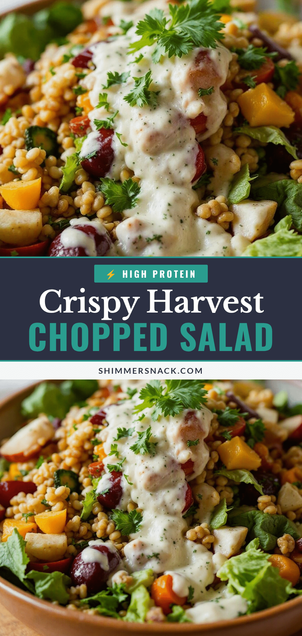crispy harvest chopped salad recipe