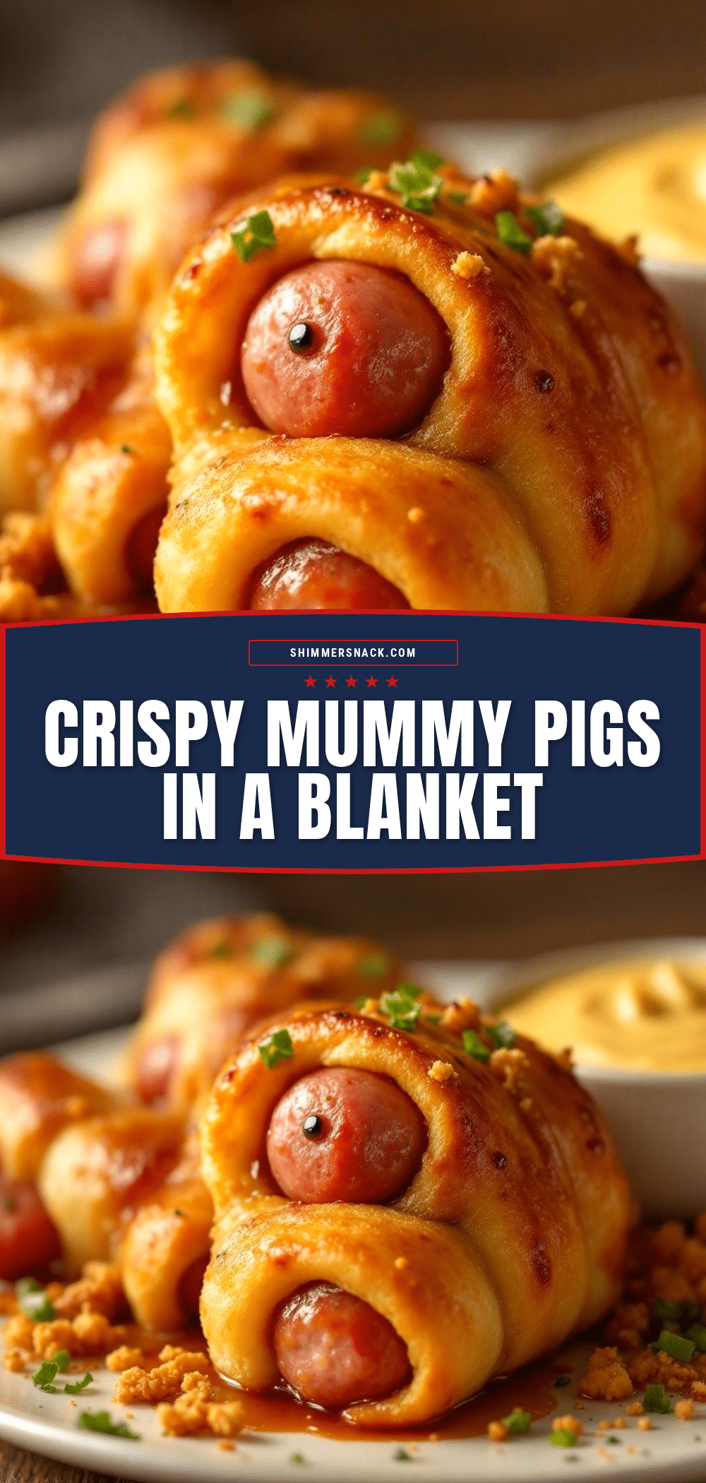 Crispy Mummy Pigs in a Blanket recipe