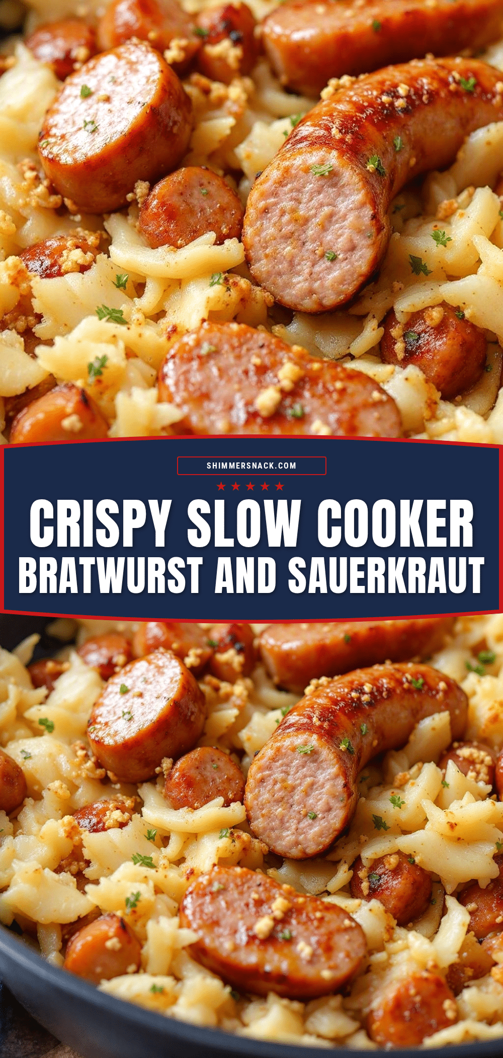 crispy slow cooker bratwurst recipe