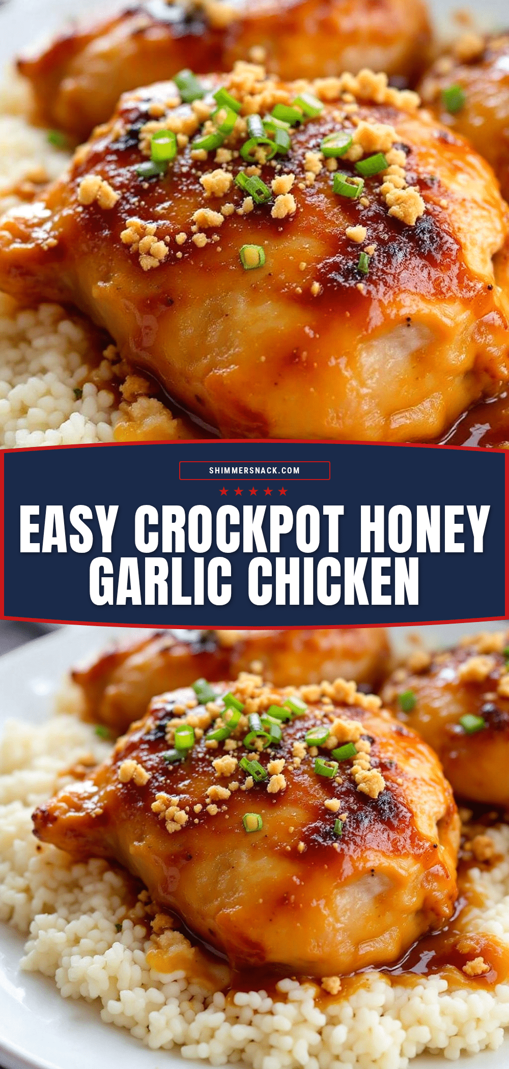 easy crockpot honey garlic chicken thighs recipe