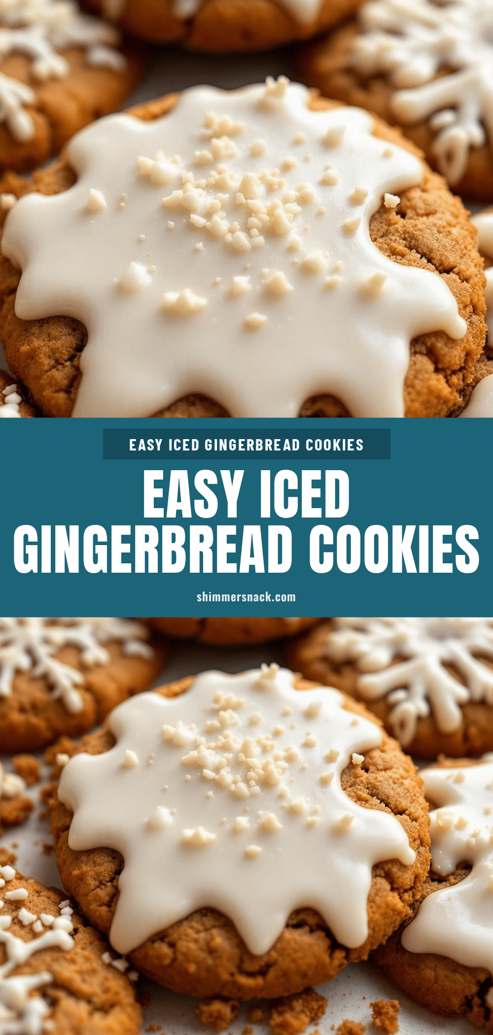 easy iced gingerbread cookies with royal icing recipe