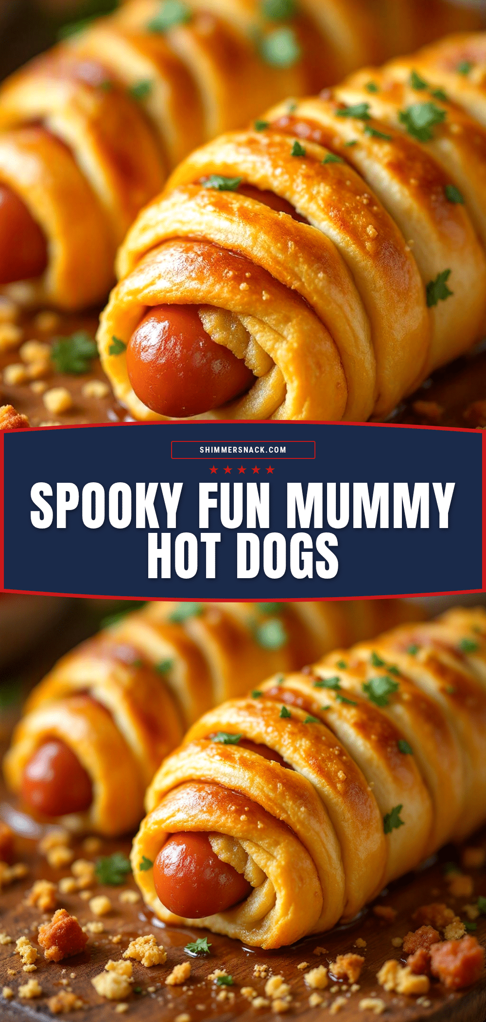 fun mummy hot dogs recipe