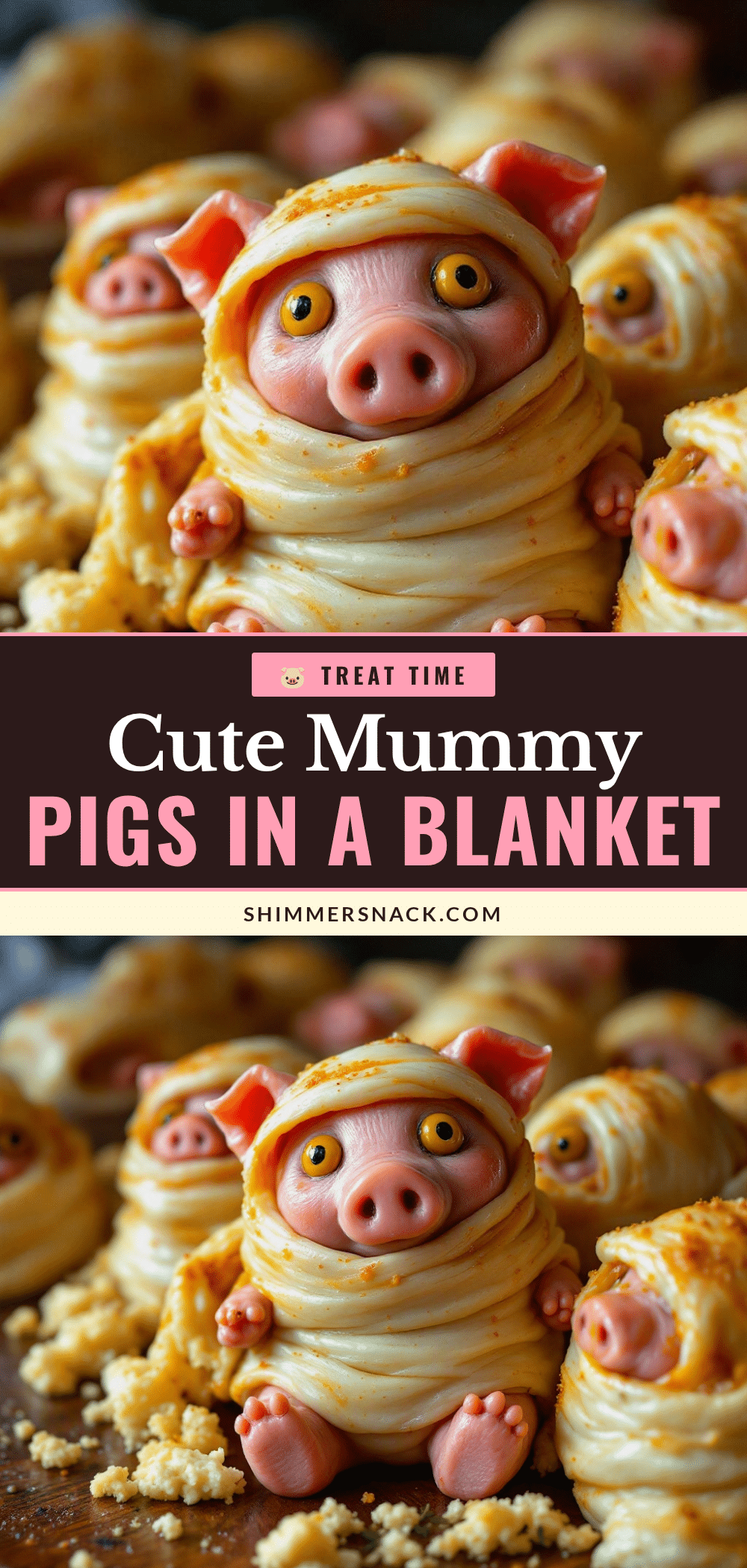 Fun Mummy Pigs in a Blanket recipe