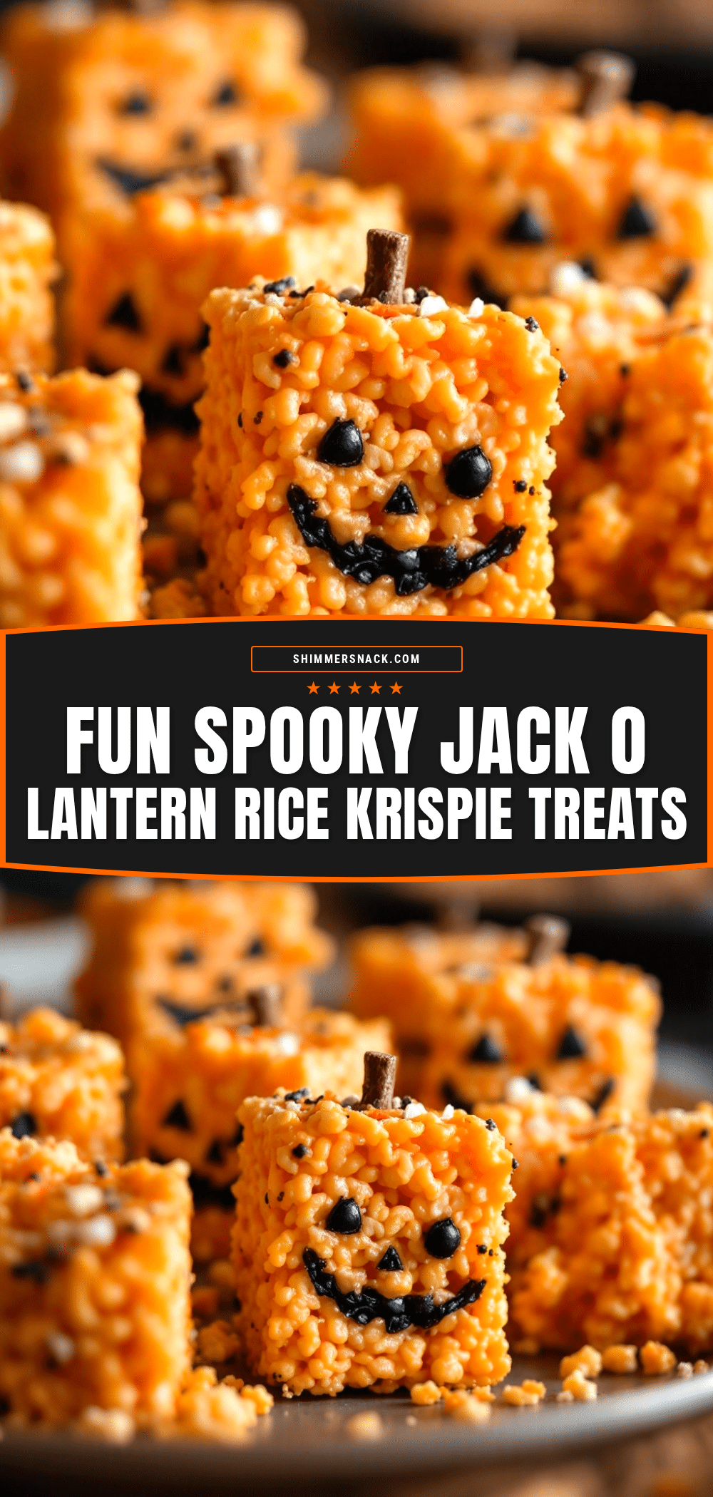 Halloween rice krispie treats recipe