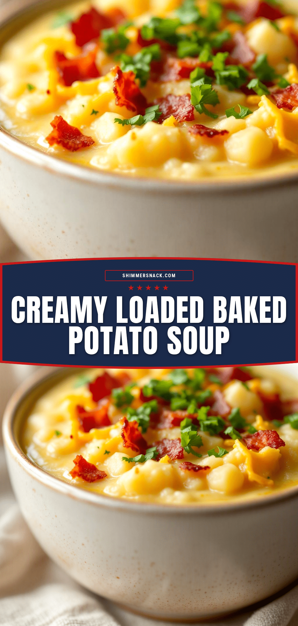 loaded baked potato soup with bacon recipe