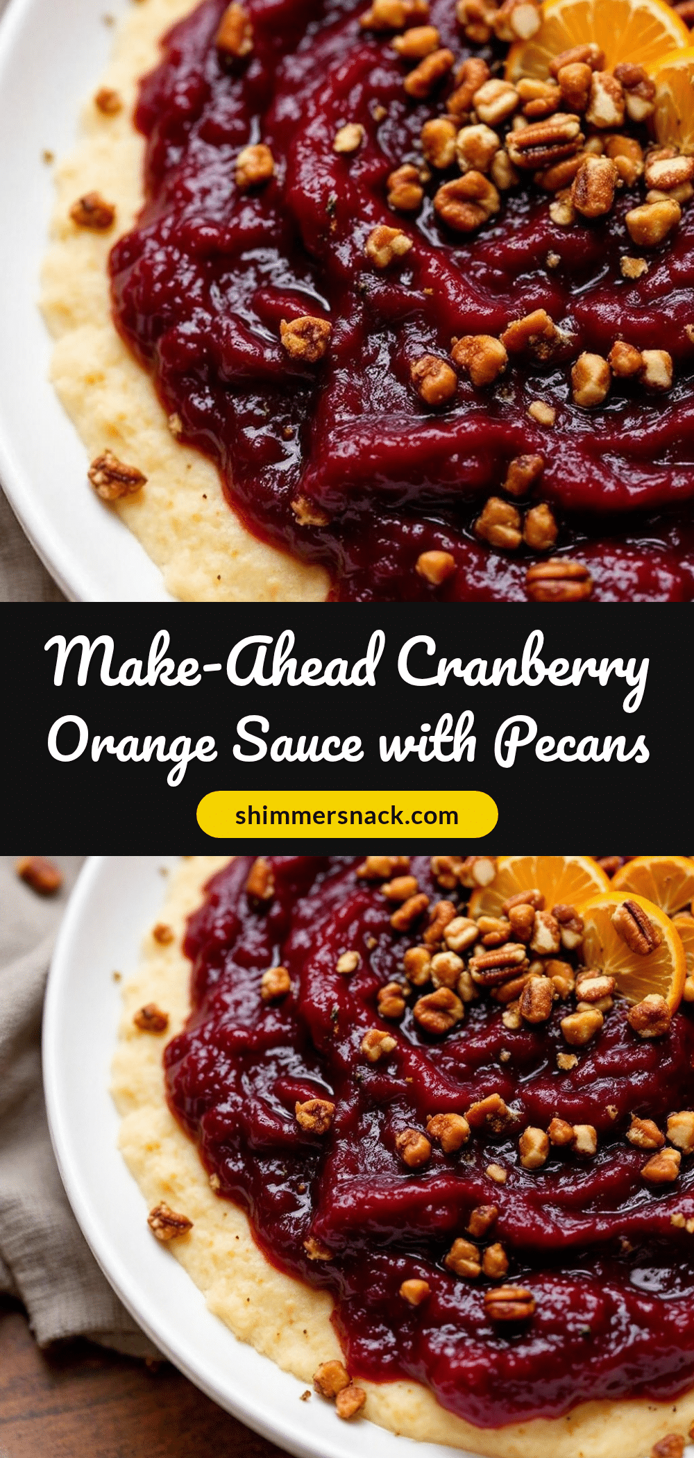 make-ahead cranberry orange sauce recipe