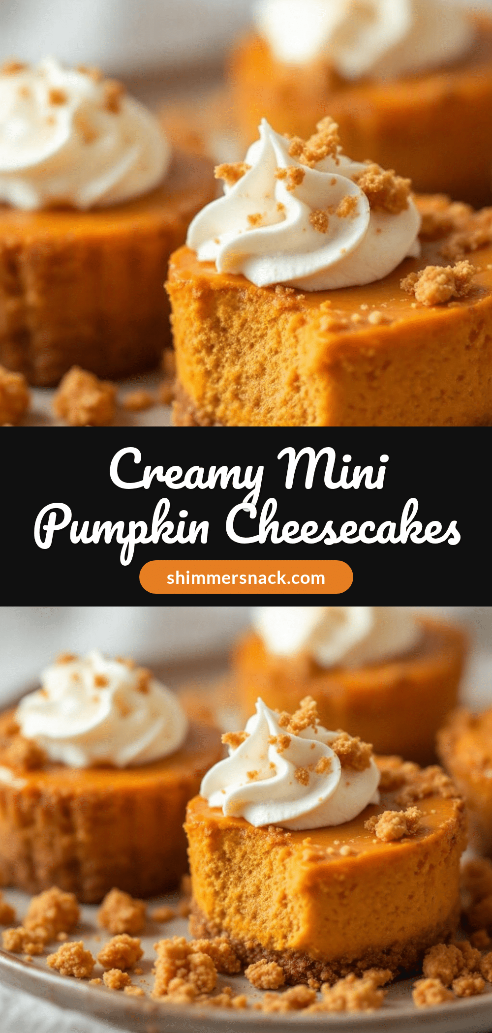 mini pumpkin cheesecakes recipe