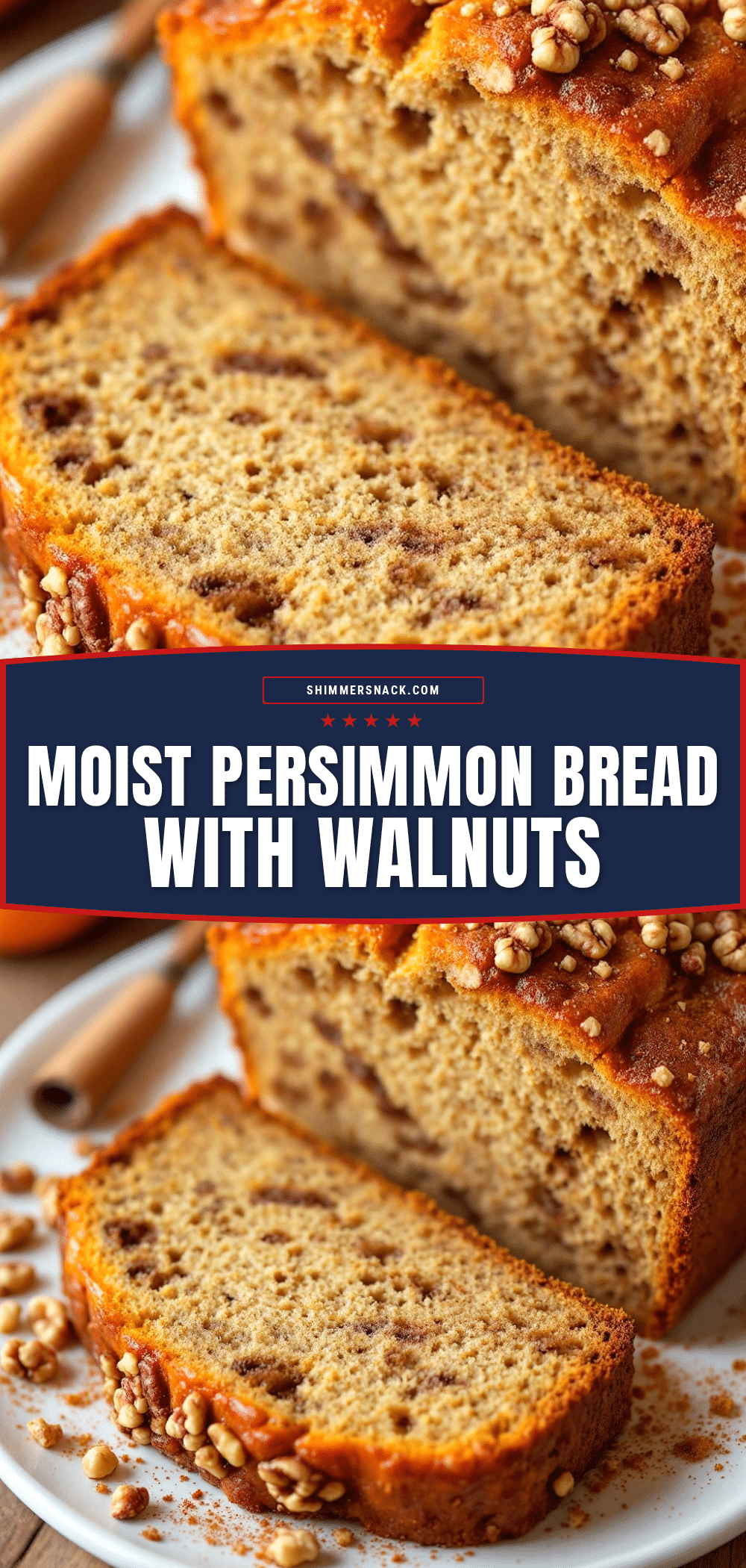moist persimmon bread recipe