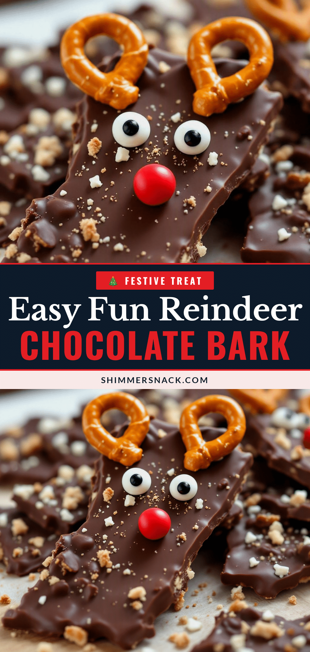 reindeer chocolate bark recipe