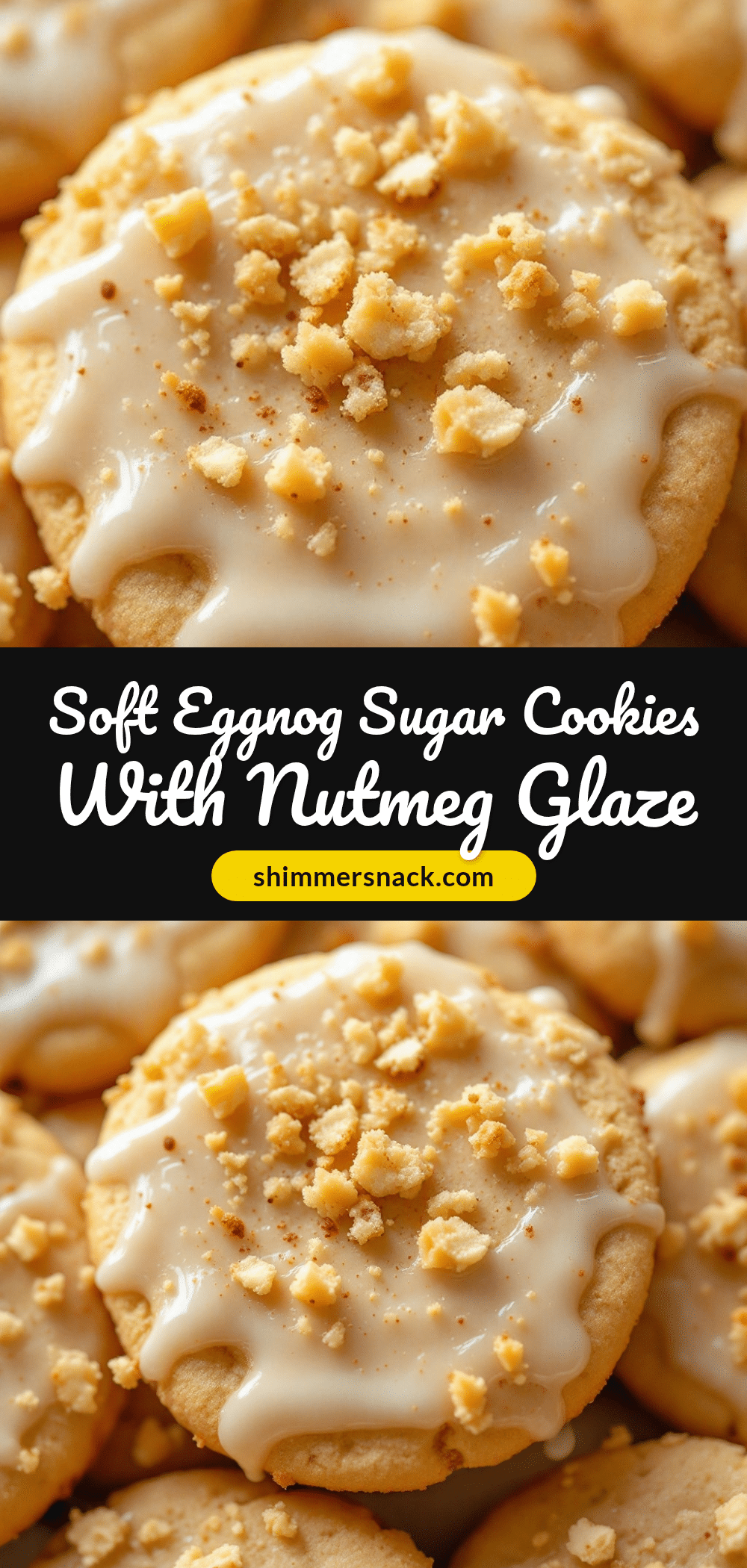 soft eggnog sugar cookies recipe