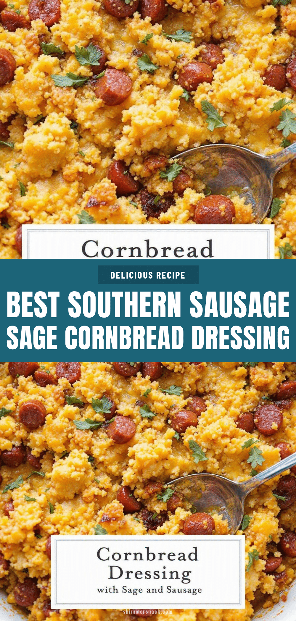 Southern Sausage Sage Cornbread Dressing recipe