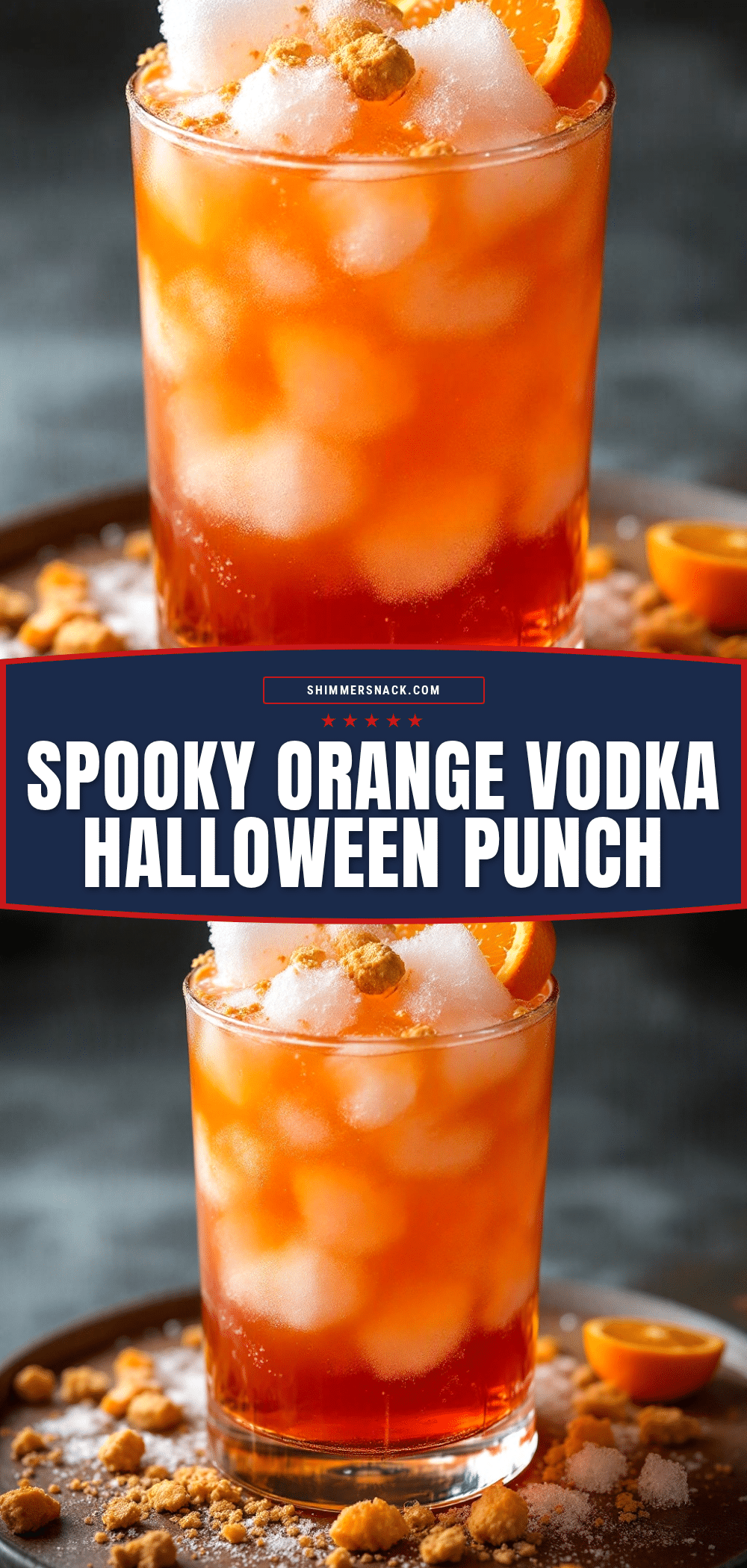 spooky orange vodka halloween punch recipe