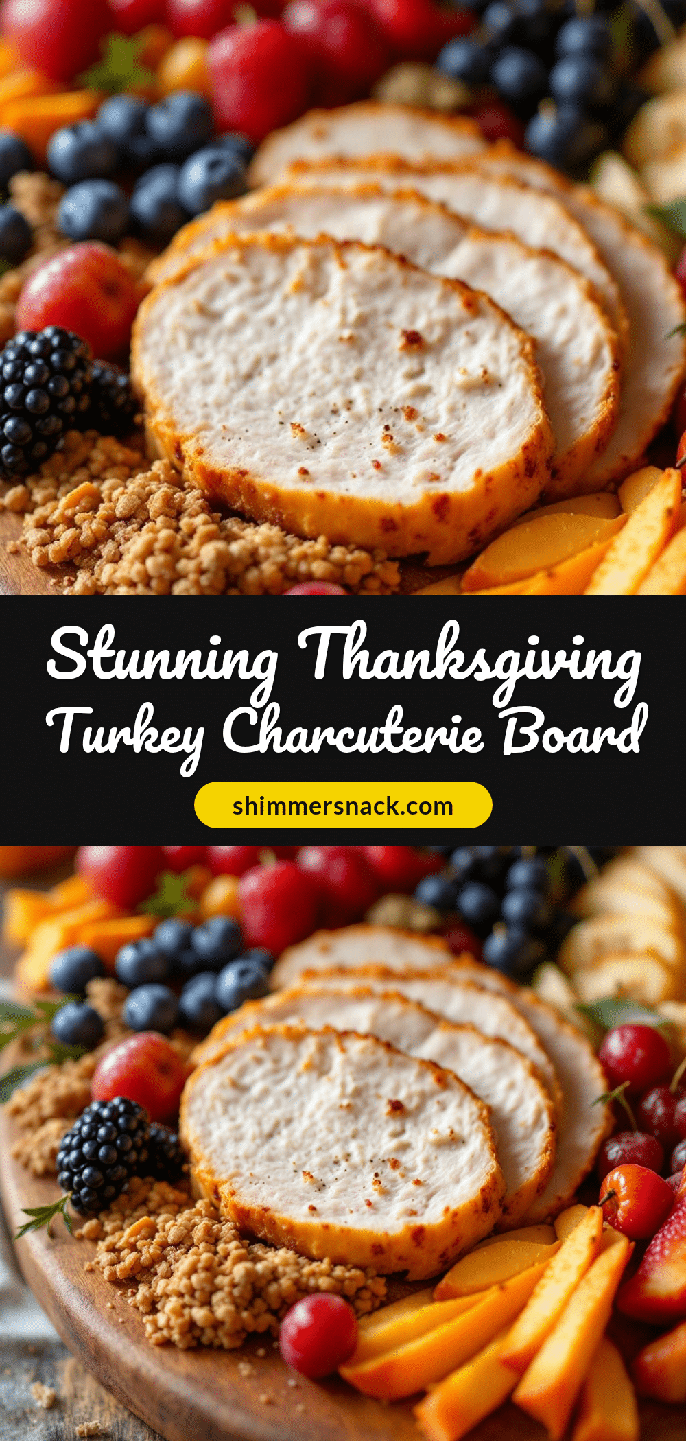 thanksgiving turkey charcuterie board recipe